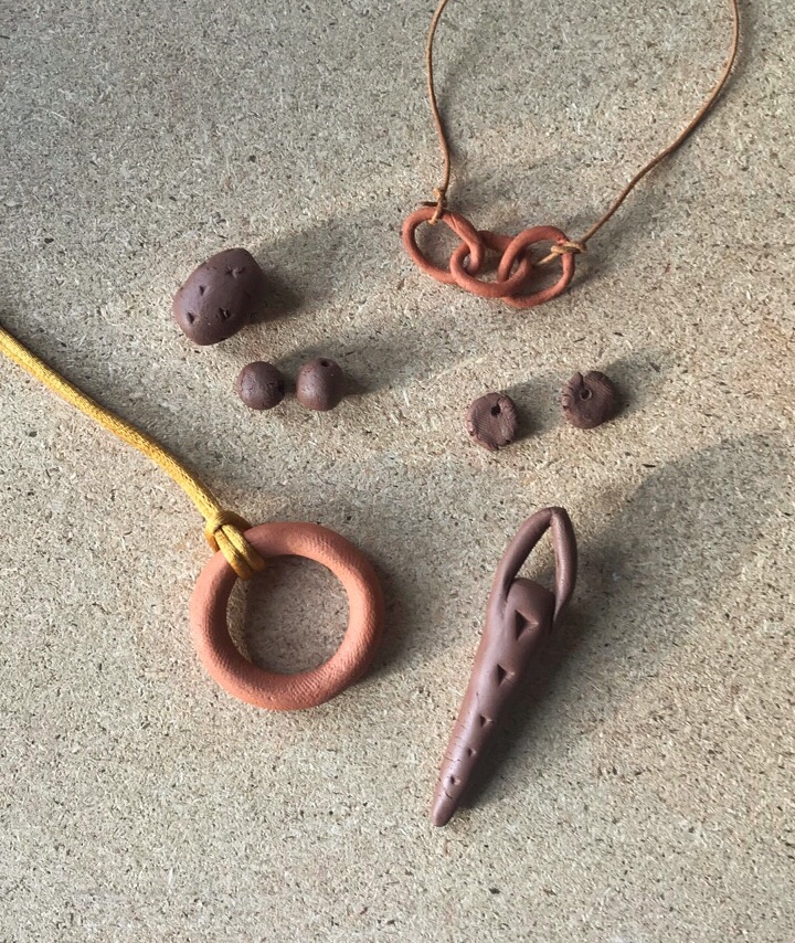 CLAY at HOME- Beads/Pendants